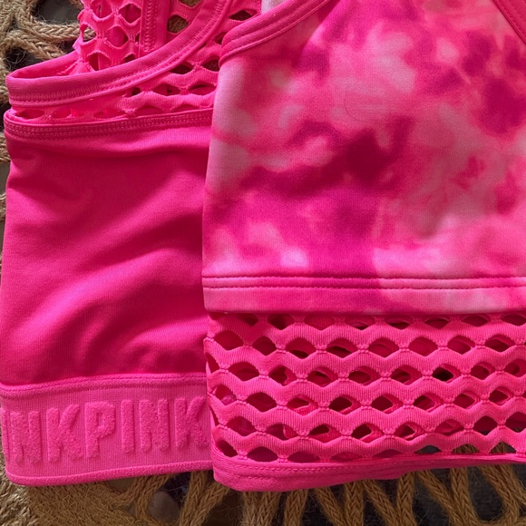 VICTORIA SECRET PINK SPORTS BRAS - Picture 1 of 7